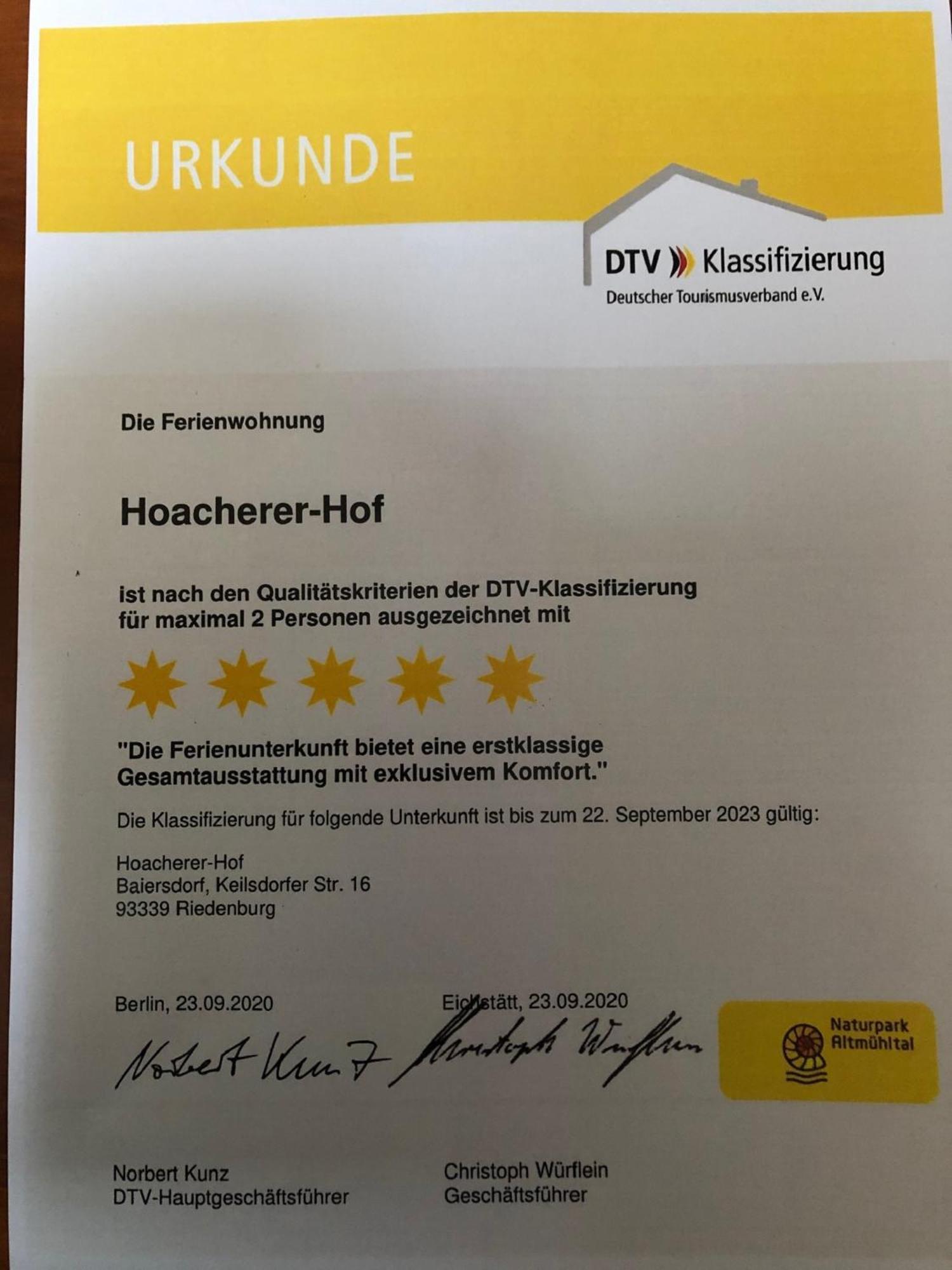 Ferienwohnung Hoacherer-Hof Riedenburg Dış mekan fotoğraf